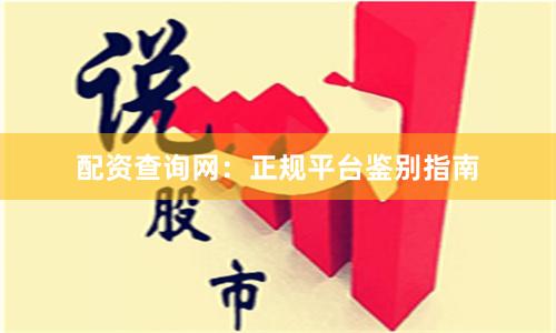 配资查询网：正规平台鉴别指南